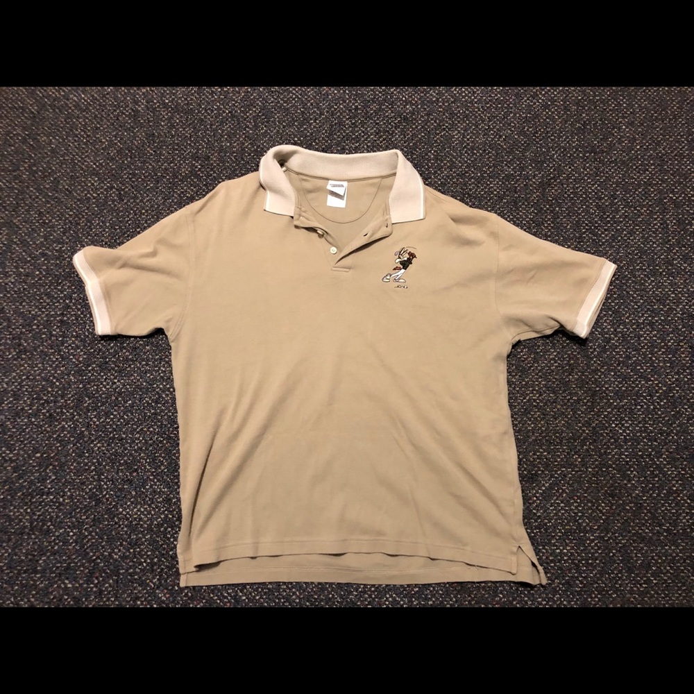 Vintage Looney Tunes golf polo size large